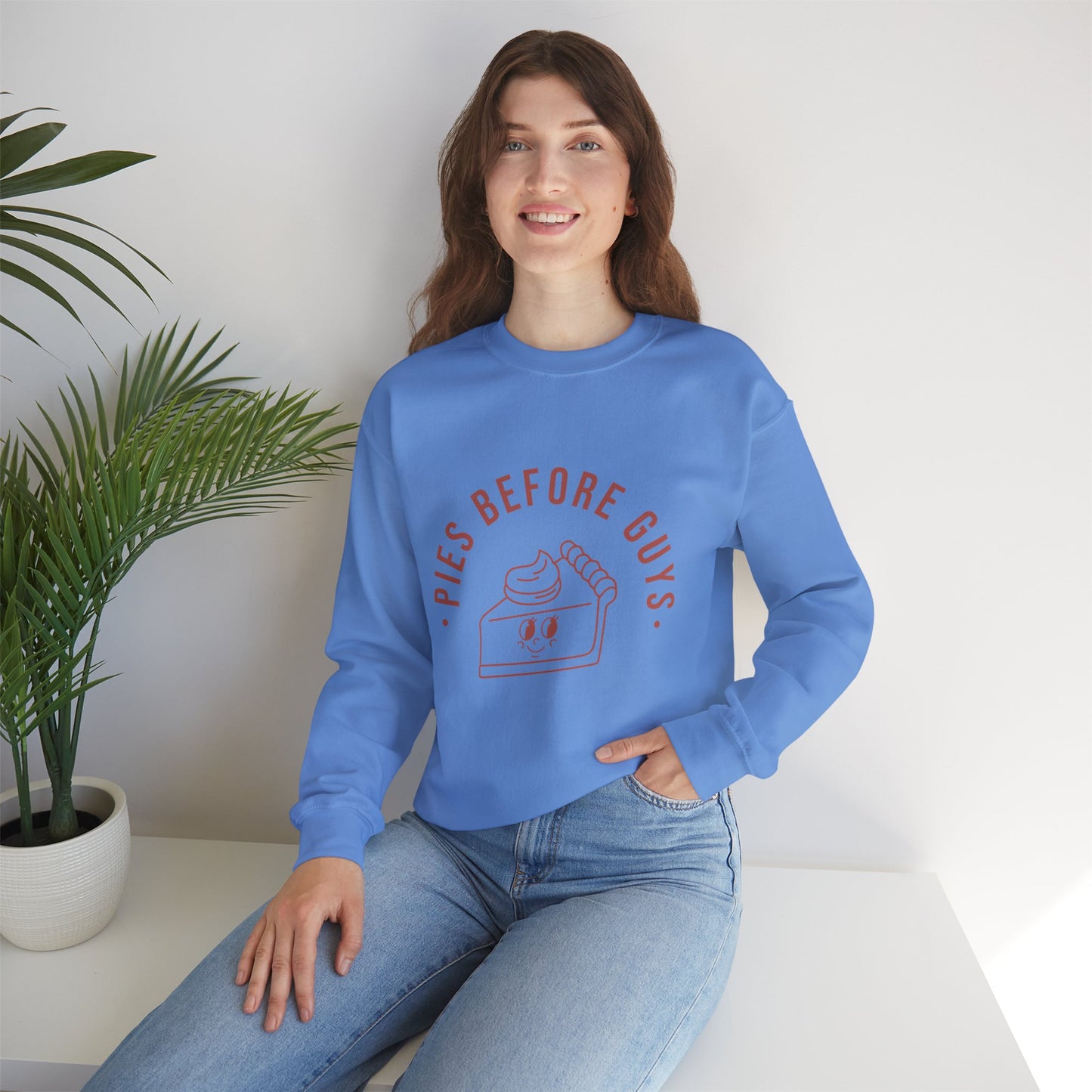 "Pies Before Guys" Unisex Heavy Blend™ Crewneck Sweatshirt