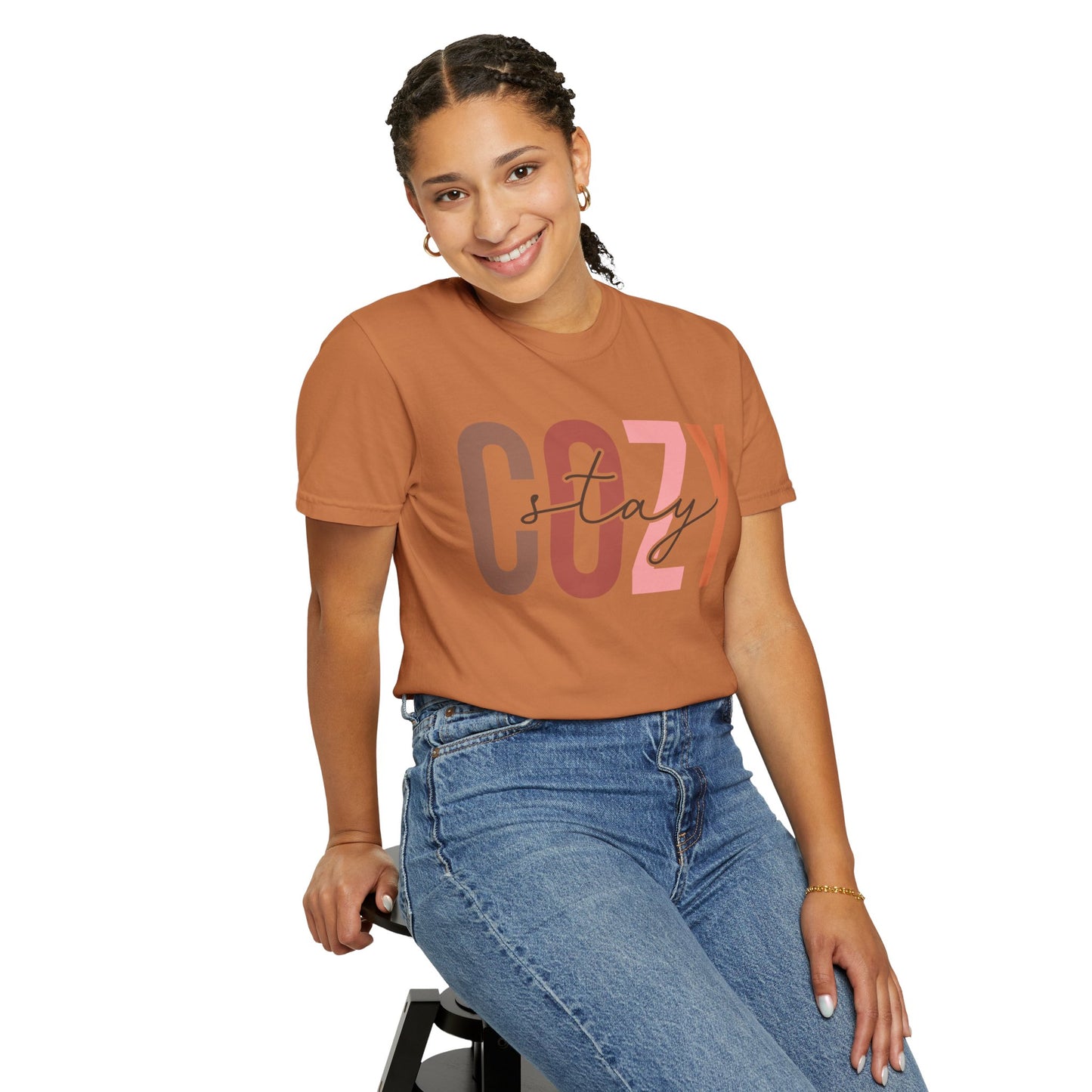 "Stay Cozy" Garment-Dyed T-shirt