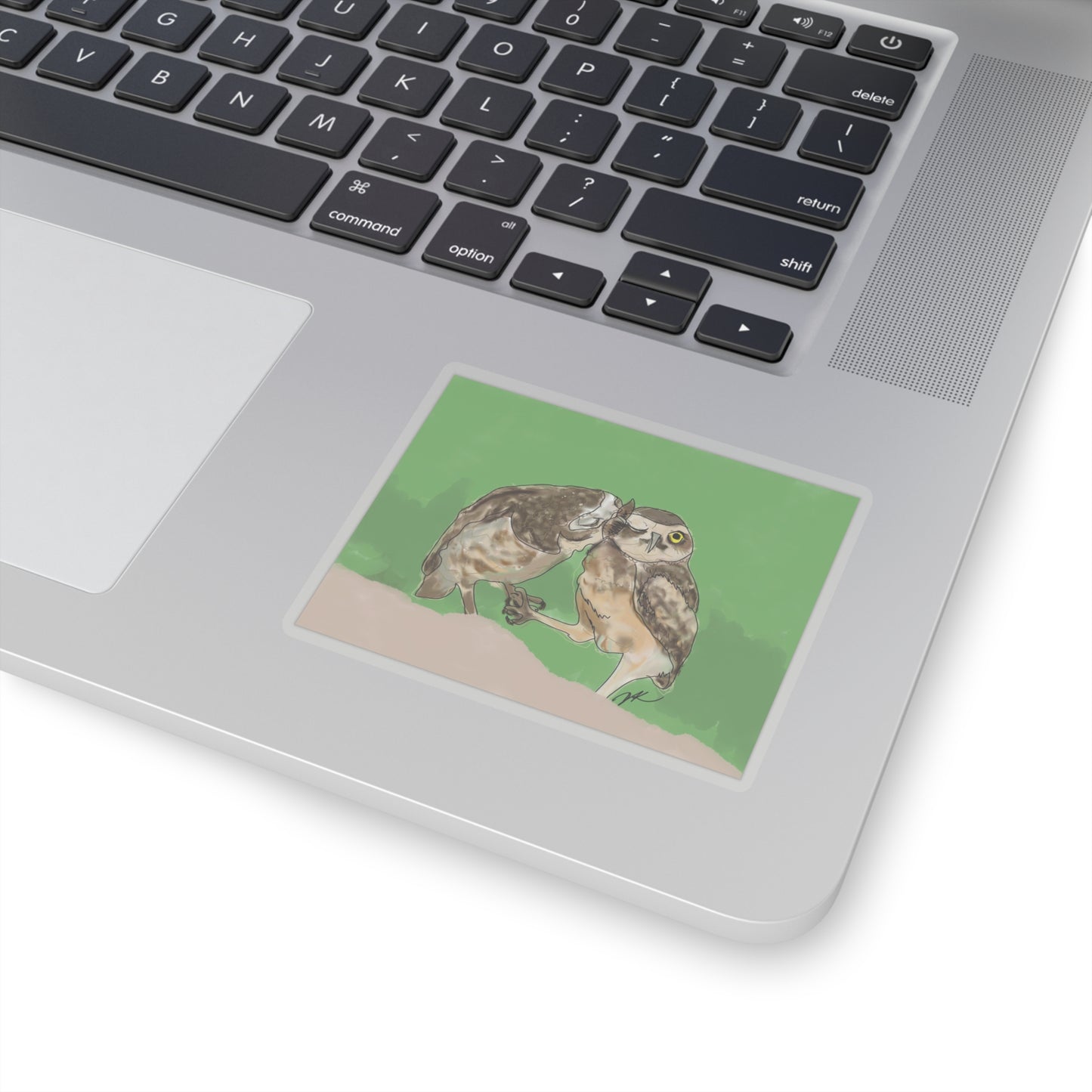 Kissing Owls - Kiss-Cut Stickers