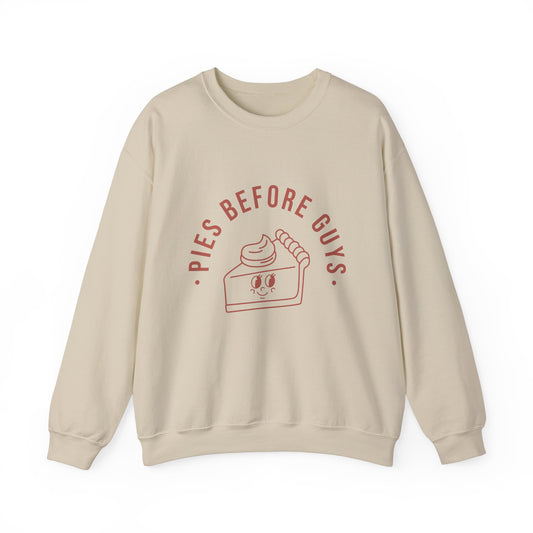"Pies Before Guys" Unisex Heavy Blend™ Crewneck Sweatshirt