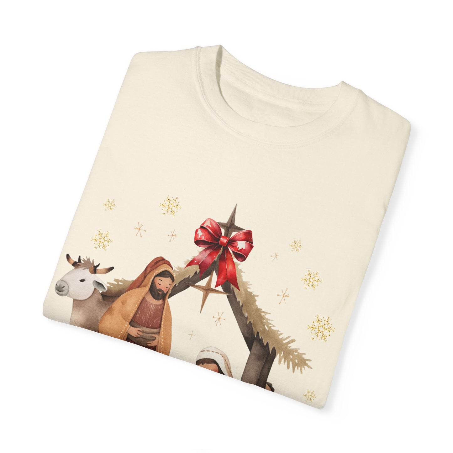 Oh come let us adore Him Garment-Dyed T-shirt
