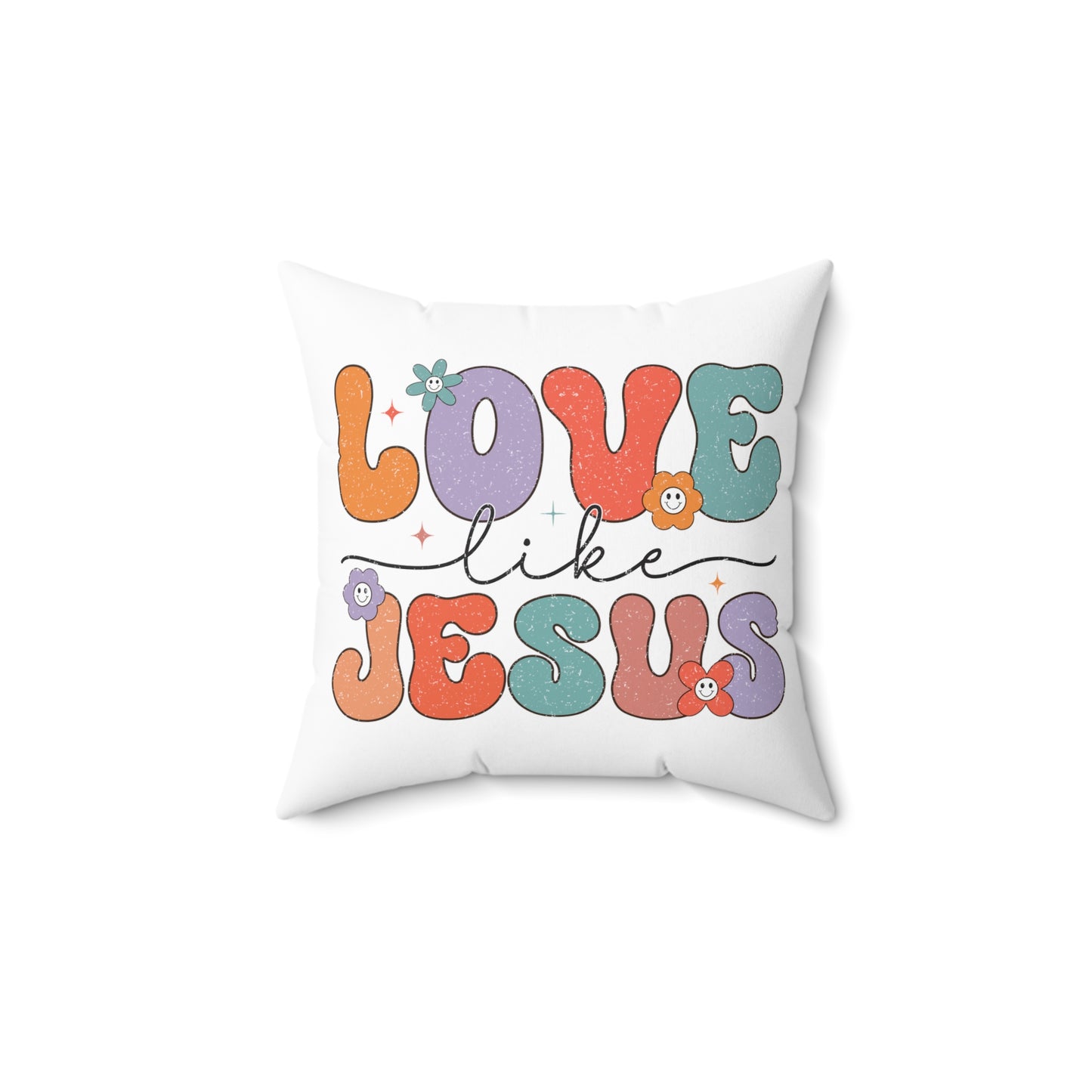 Spun Polyester Square Pillow