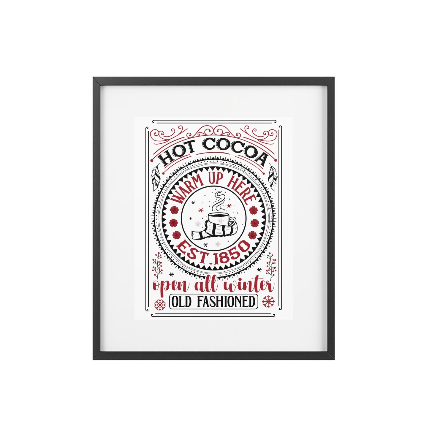 Hot Cocoa - Framed Posters, Matte