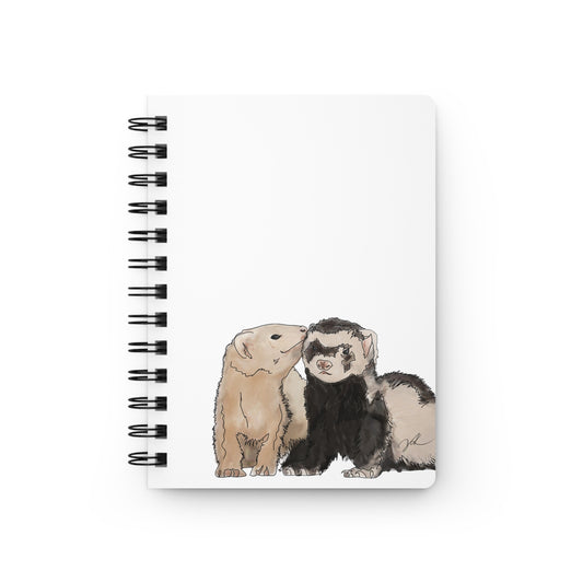 Ferret Kisses - Spiral Bound Journal