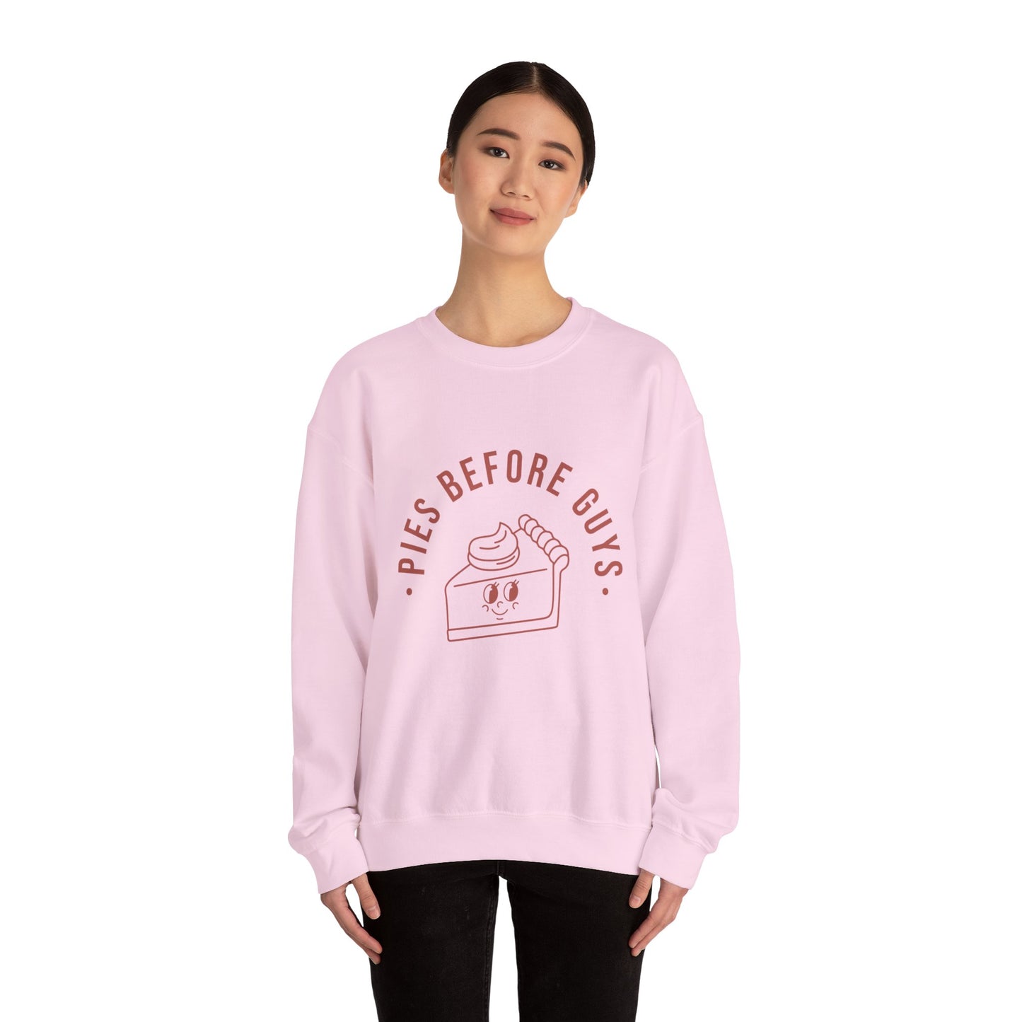 "Pies Before Guys" Unisex Heavy Blend™ Crewneck Sweatshirt