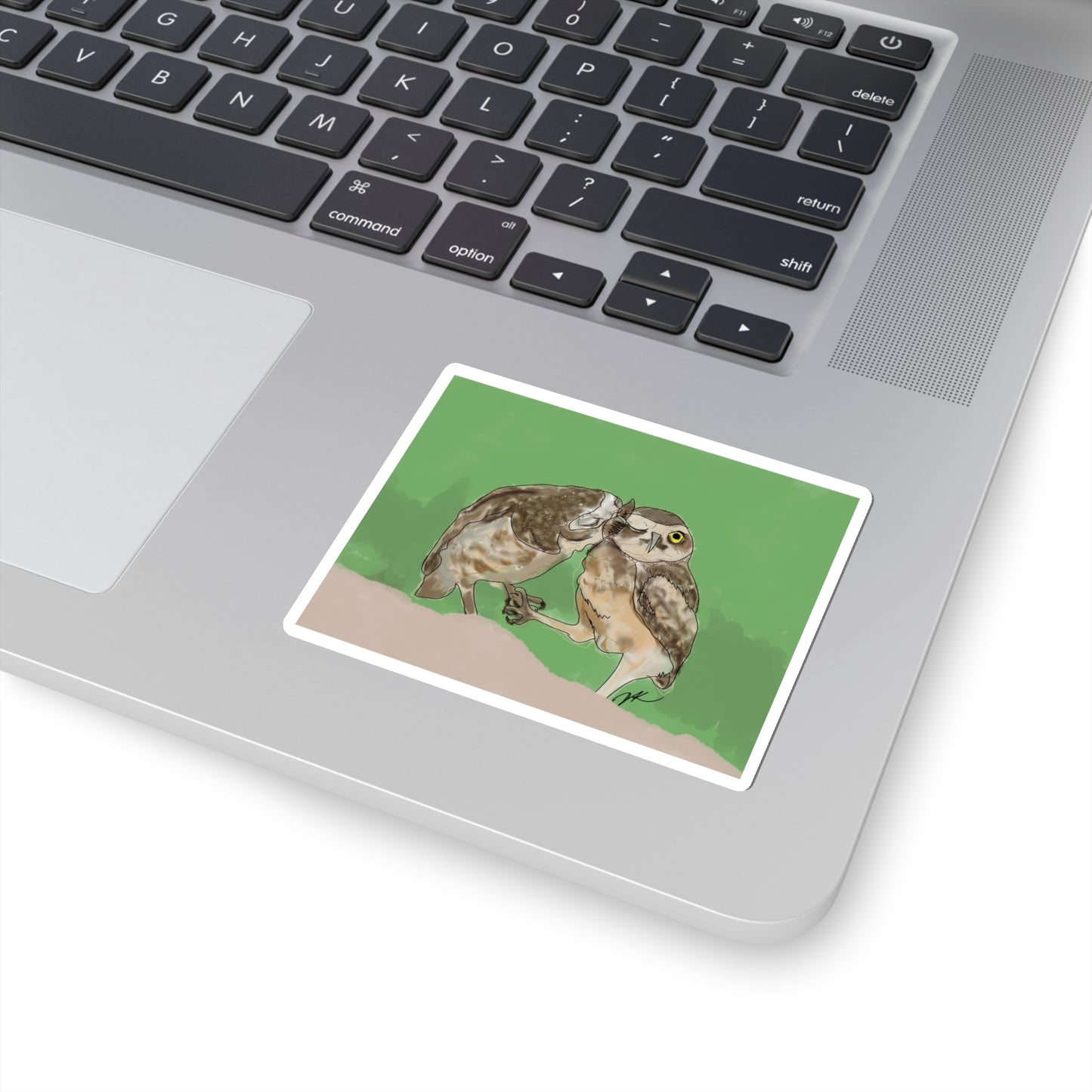 Kissing Owls - Kiss-Cut Stickers