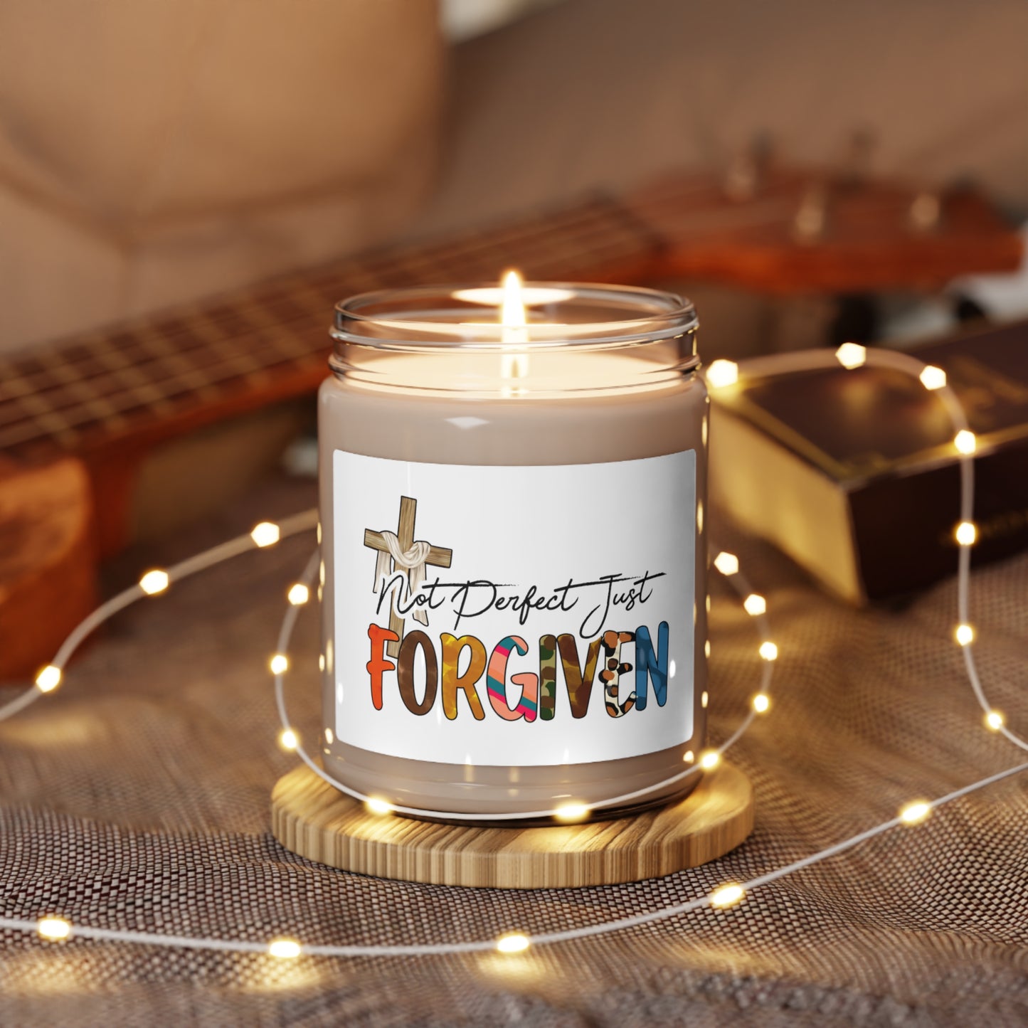 Not Perfect Just Forgiven Scented Soy Candle, 9oz