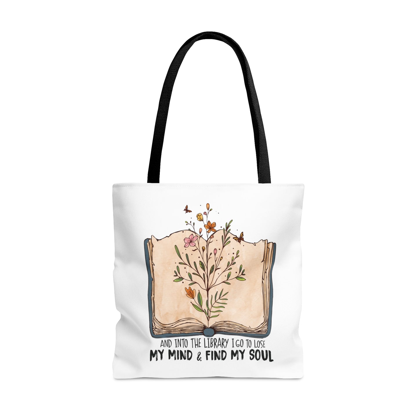 Into the Library Tote Bag (AOP)