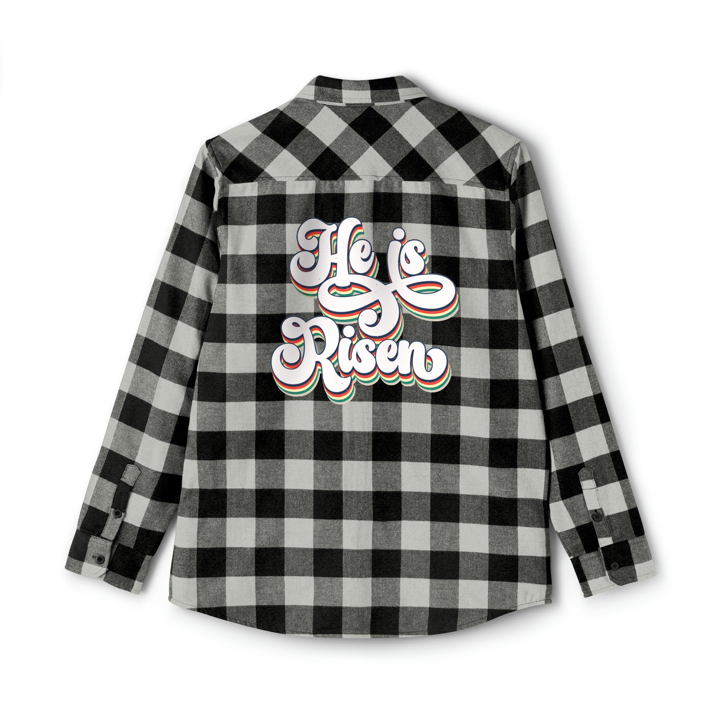 "He is Risen" Unisex Flannel Shirt
