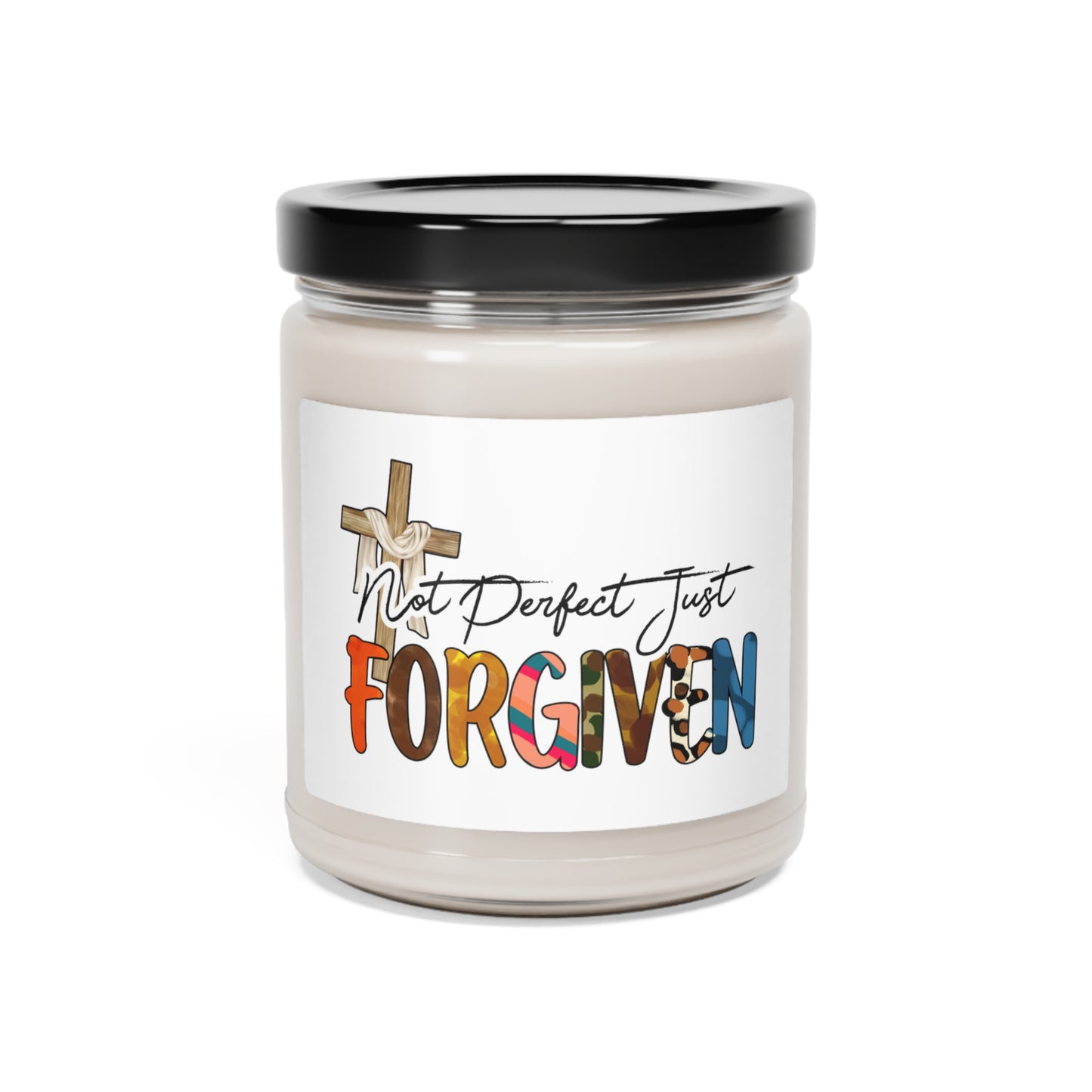 Not Perfect Just Forgiven Scented Soy Candle, 9oz