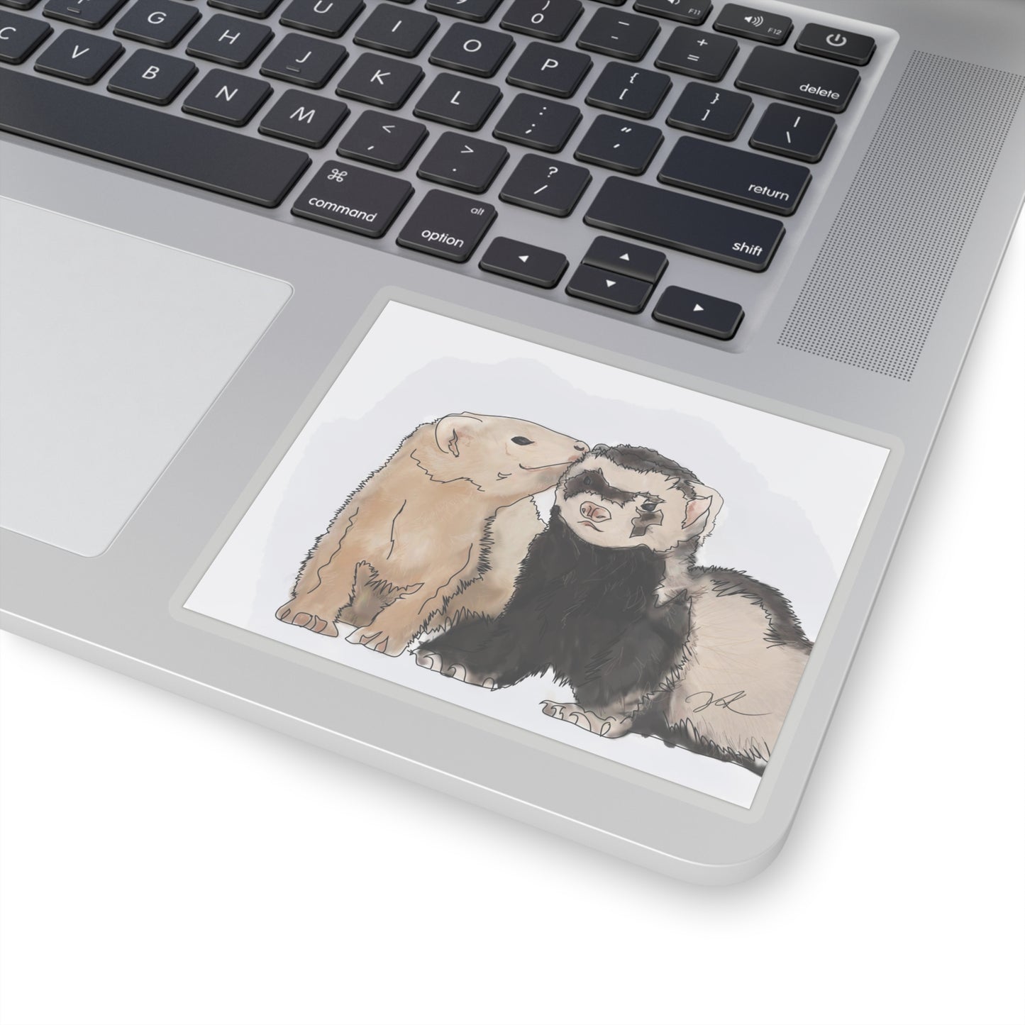 Ferret Kisses - Kiss-Cut Stickers