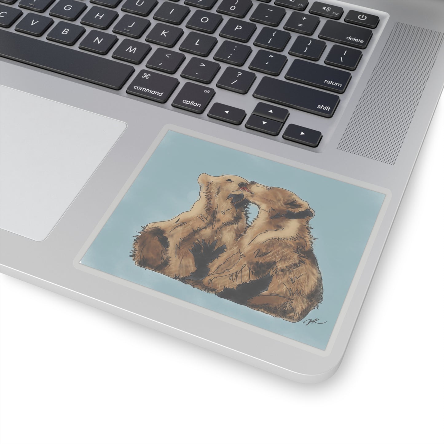 Bear Kissing - Kiss-Cut Stickers