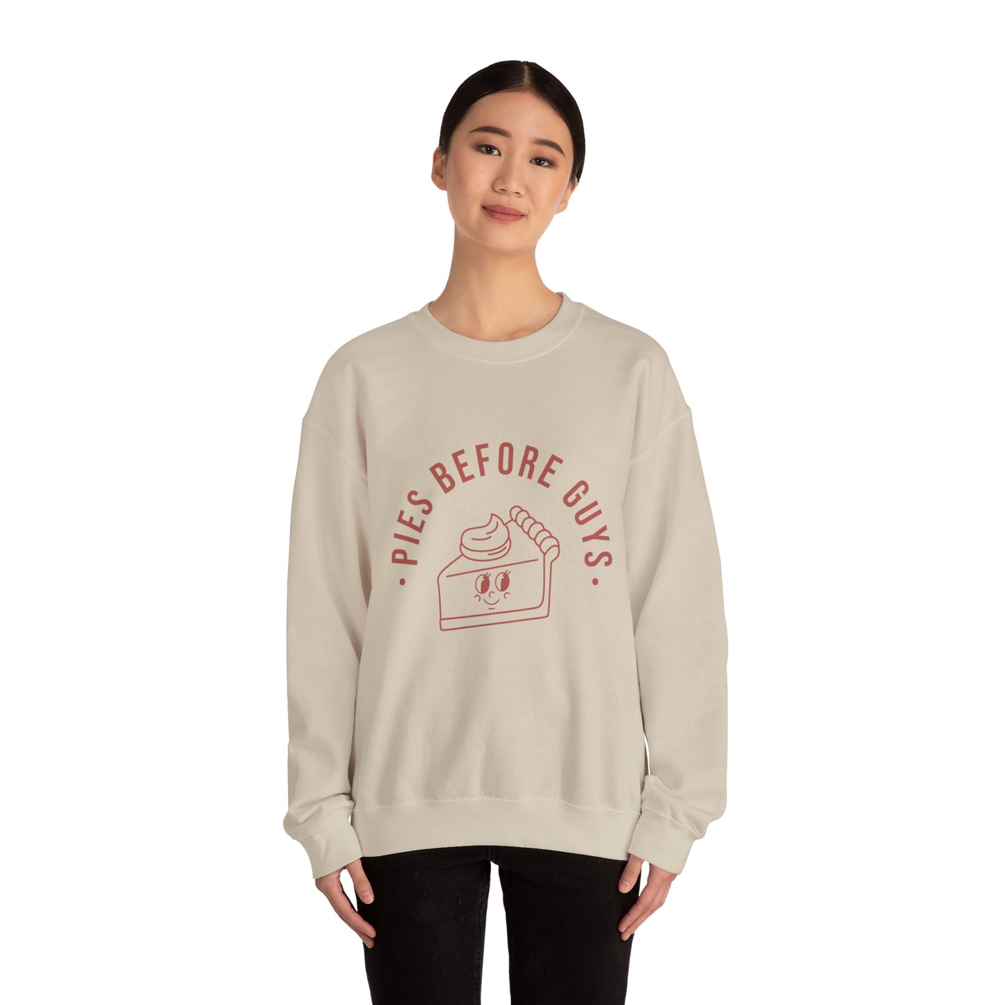 "Pies Before Guys" Unisex Heavy Blend™ Crewneck Sweatshirt