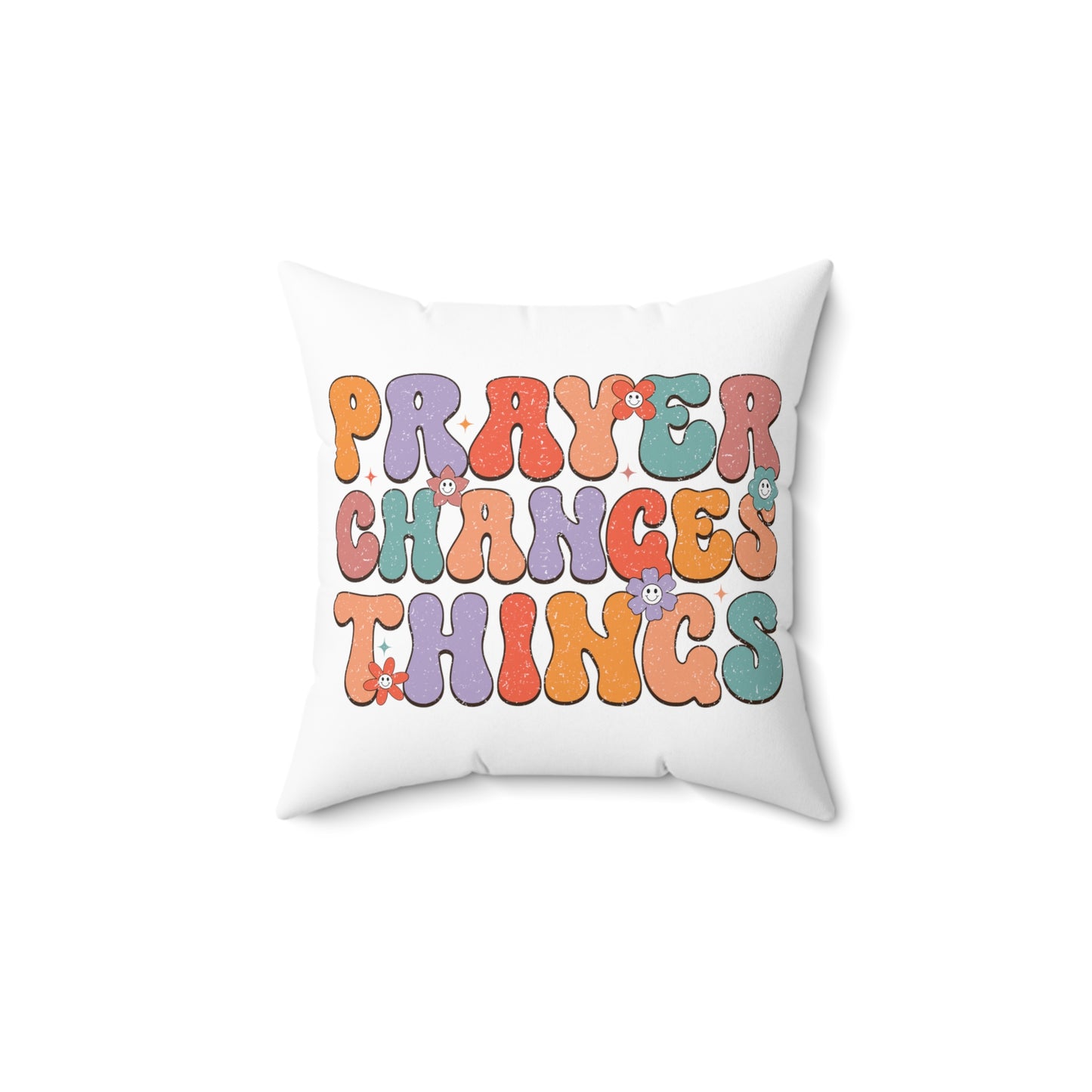 Spun Polyester Square Pillow