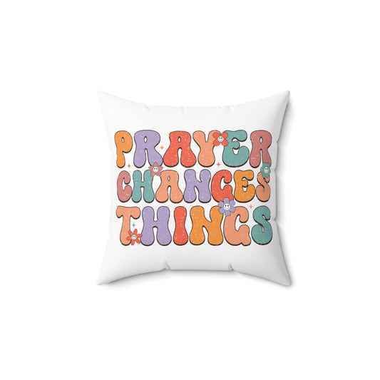 Spun Polyester Square Pillow