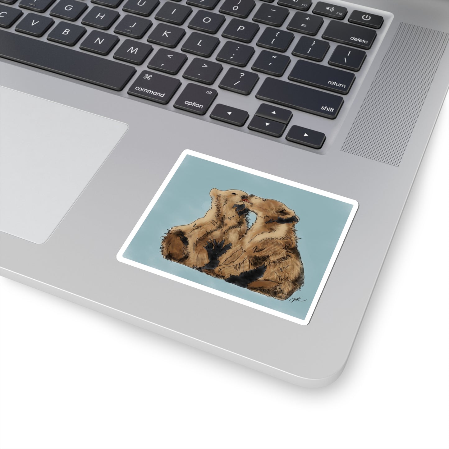 Bear Kissing - Kiss-Cut Stickers
