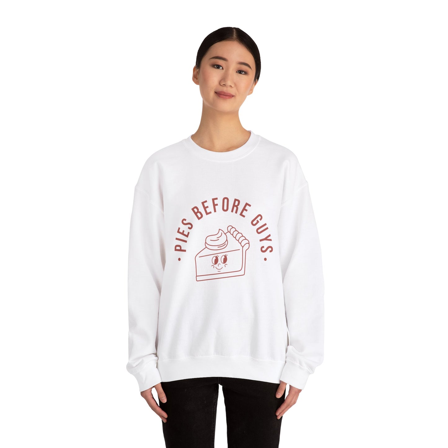 "Pies Before Guys" Unisex Heavy Blend™ Crewneck Sweatshirt