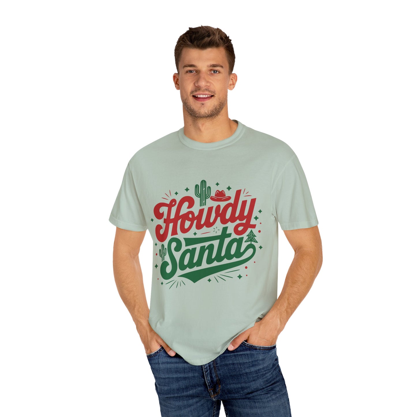 Howdy Santa Garment-Dyed T-shirt