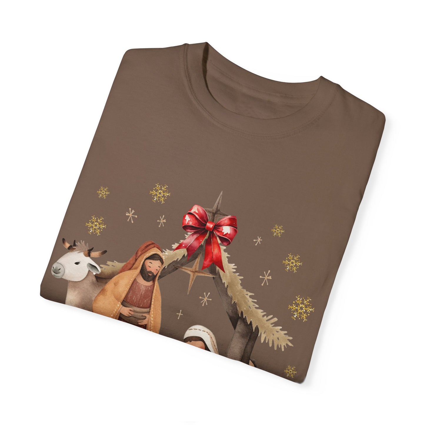 Oh come let us adore Him Garment-Dyed T-shirt