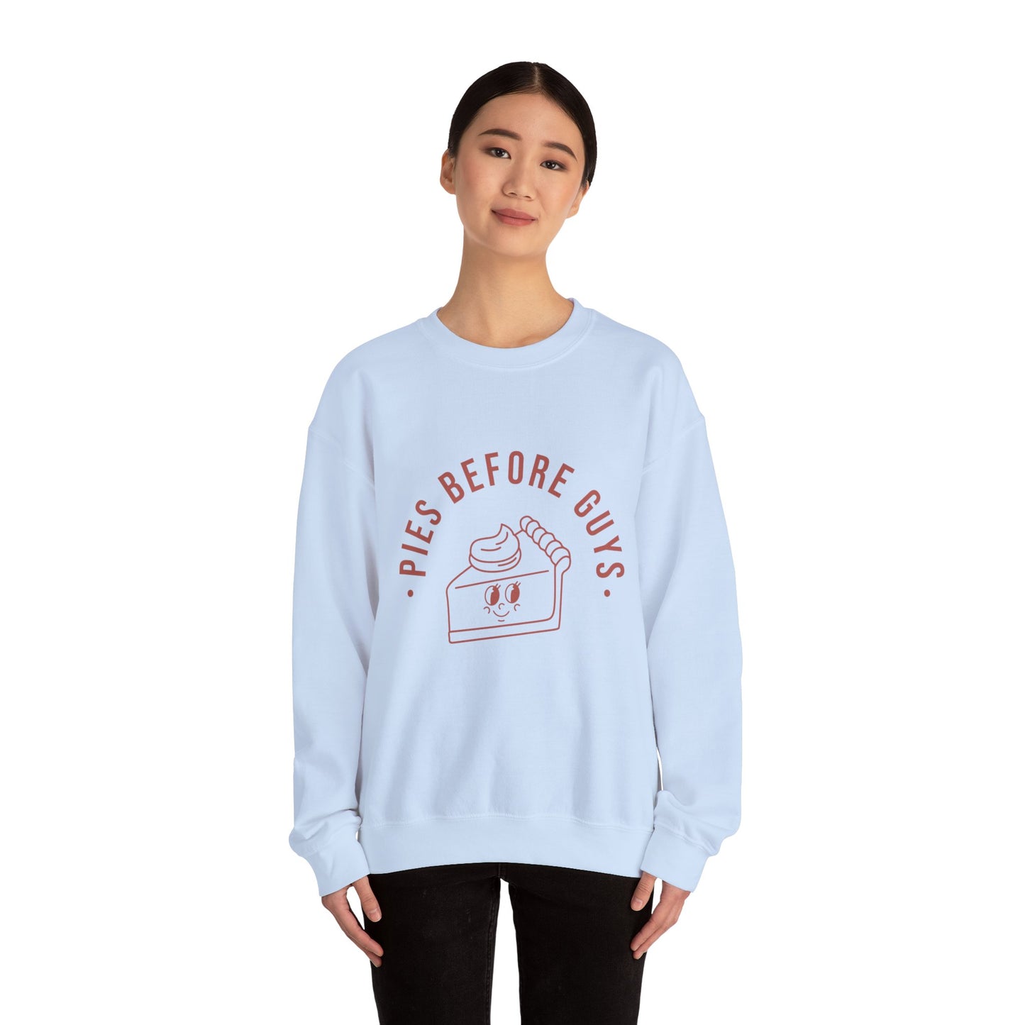 "Pies Before Guys" Unisex Heavy Blend™ Crewneck Sweatshirt