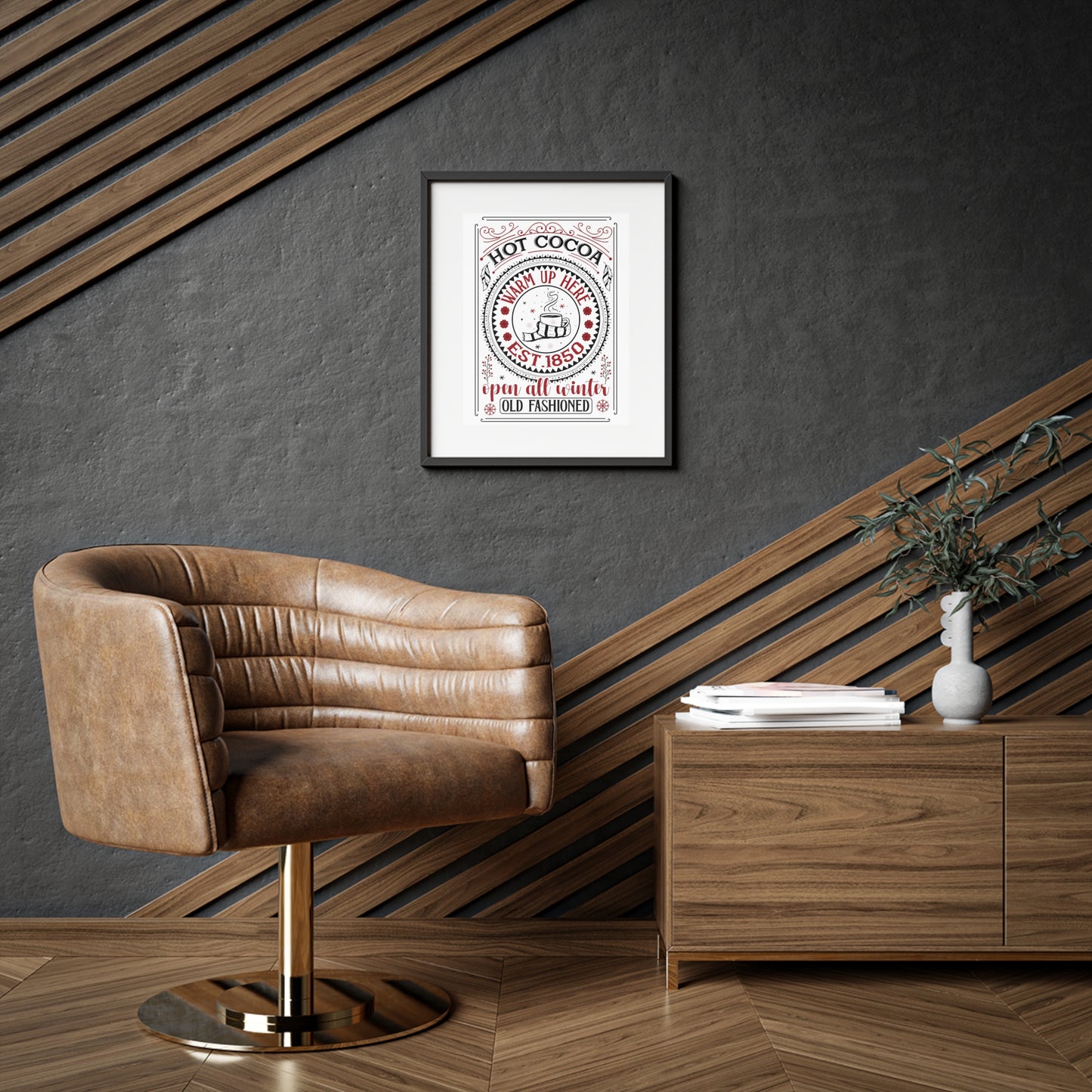 Hot Cocoa - Framed Posters, Matte