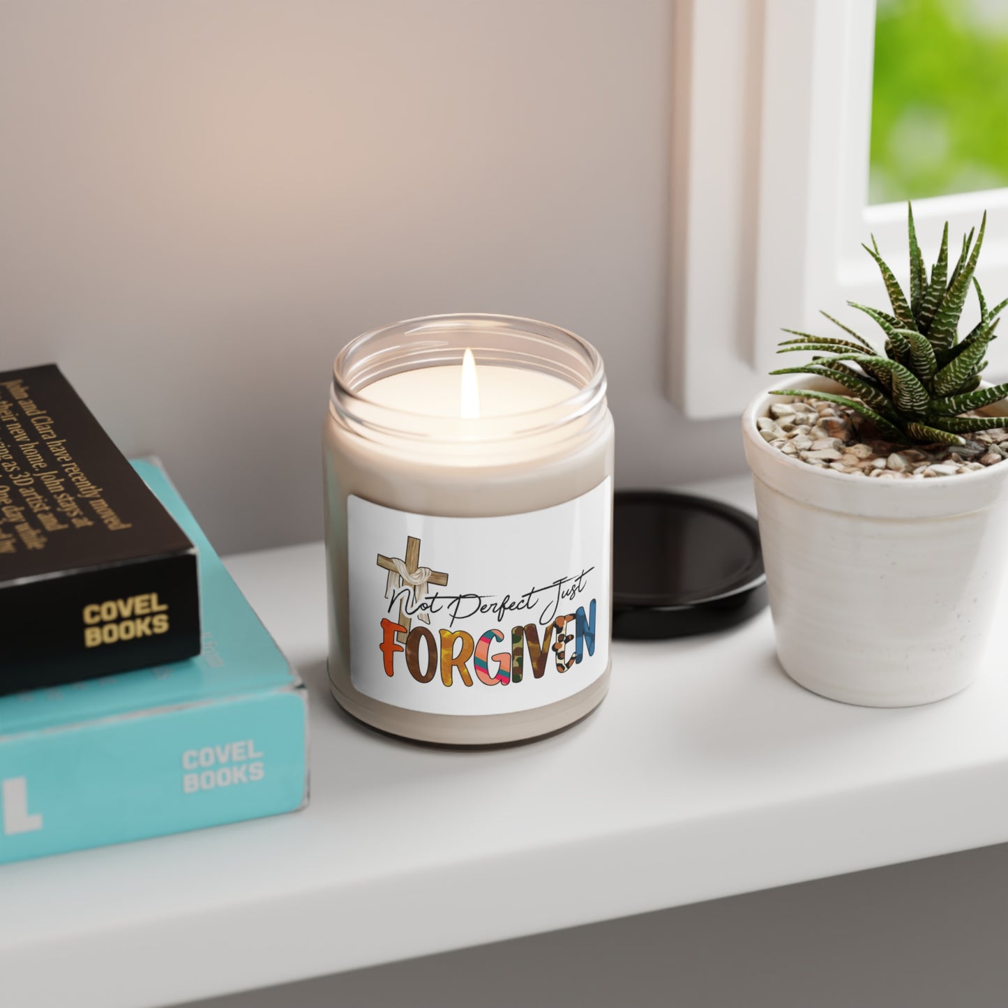 Not Perfect Just Forgiven Scented Soy Candle, 9oz