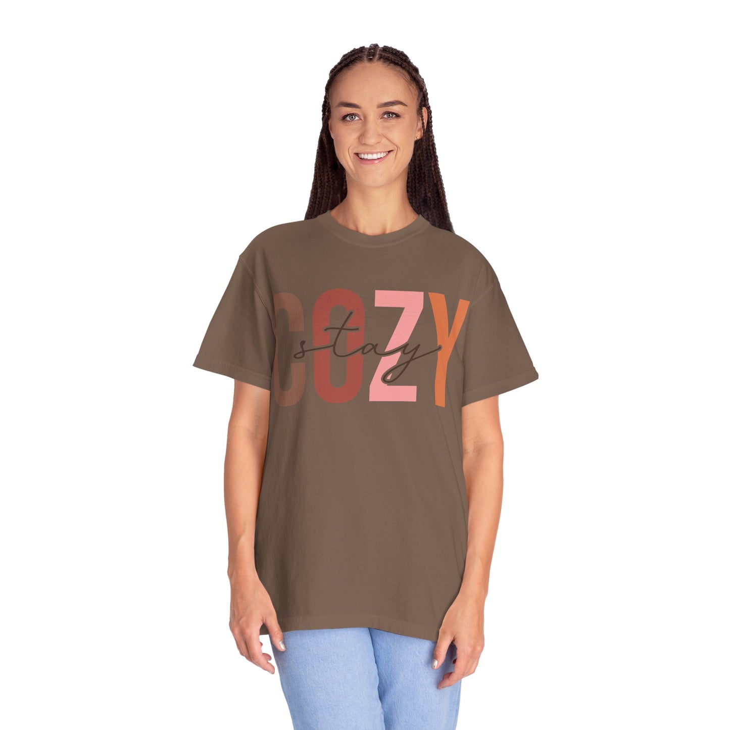 "Stay Cozy" Garment-Dyed T-shirt