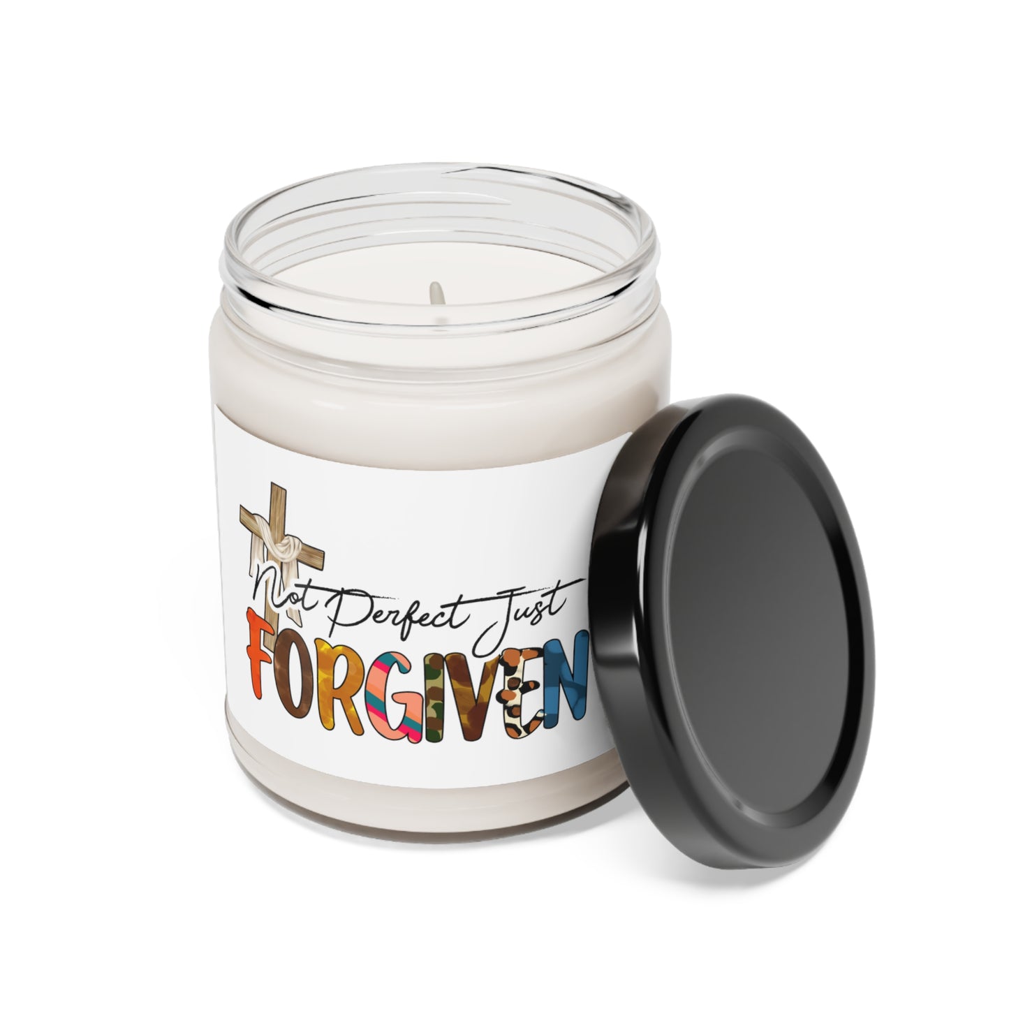 Not Perfect Just Forgiven Scented Soy Candle, 9oz