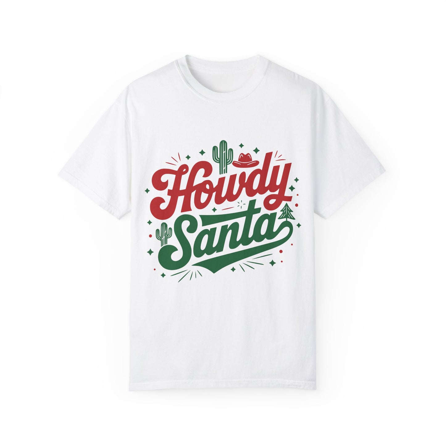 Howdy Santa Garment-Dyed T-shirt