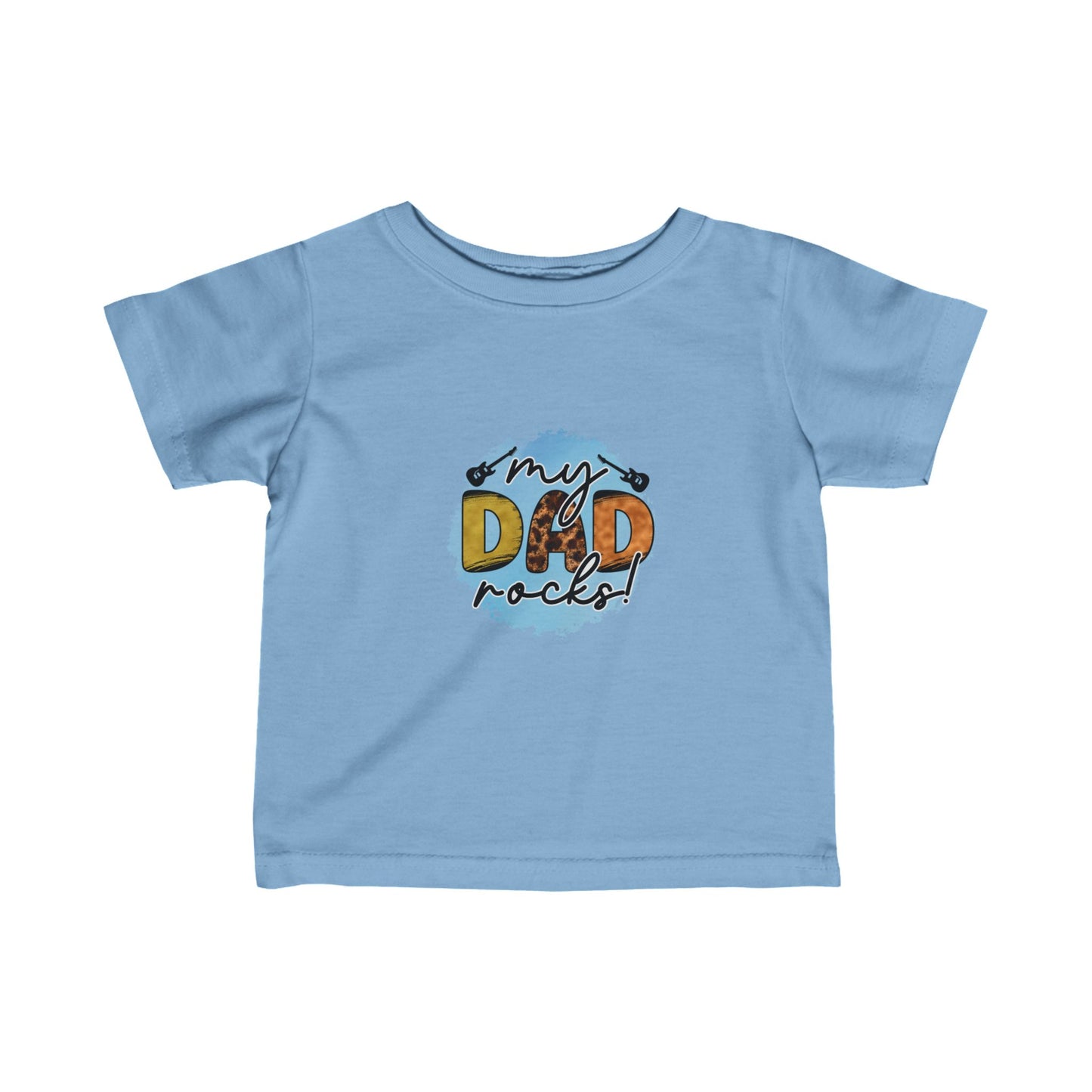 Infant Dad Rocks! Fine Jersey Tee