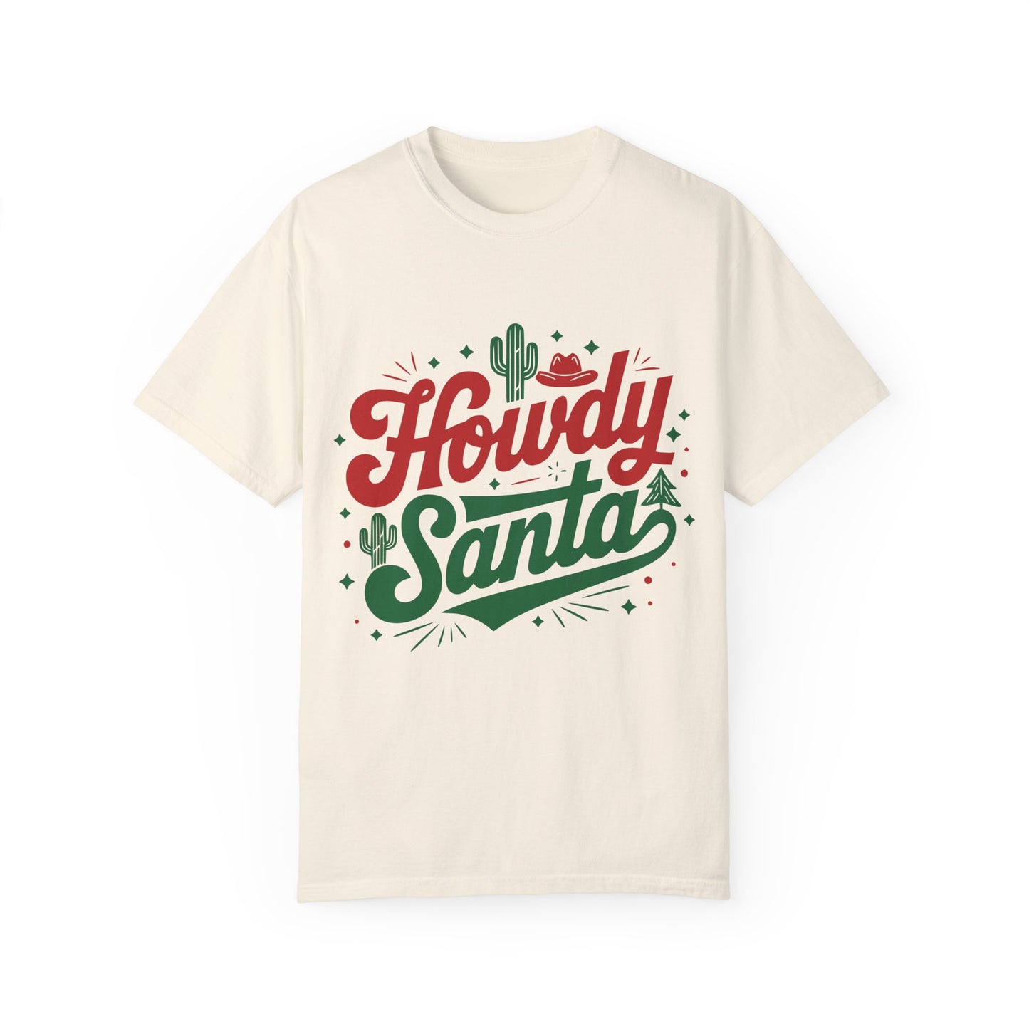 Howdy Santa Garment-Dyed T-shirt
