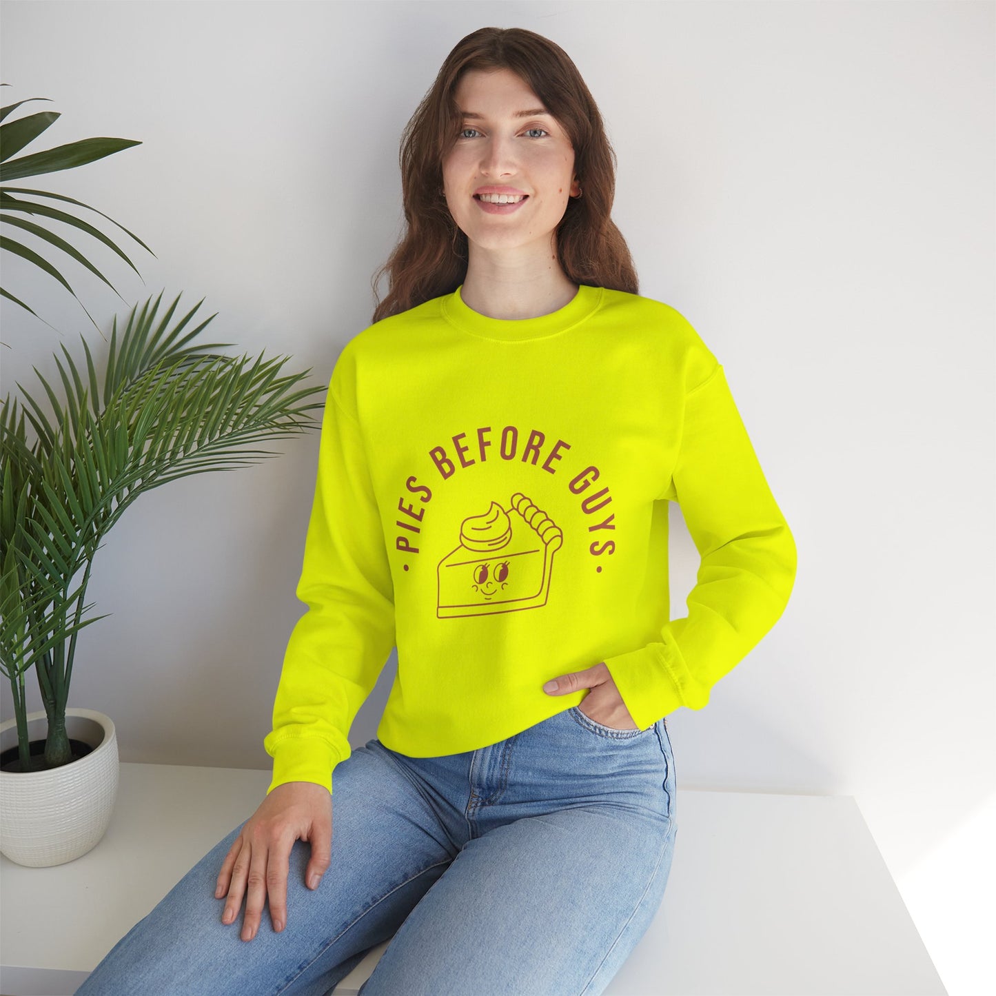 "Pies Before Guys" Unisex Heavy Blend™ Crewneck Sweatshirt