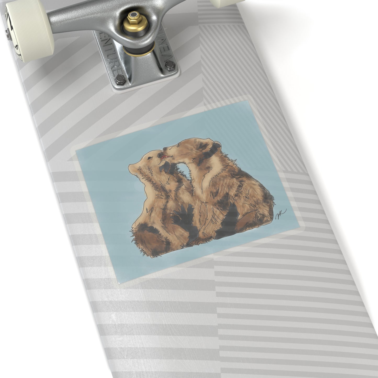 Bear Kissing - Kiss-Cut Stickers