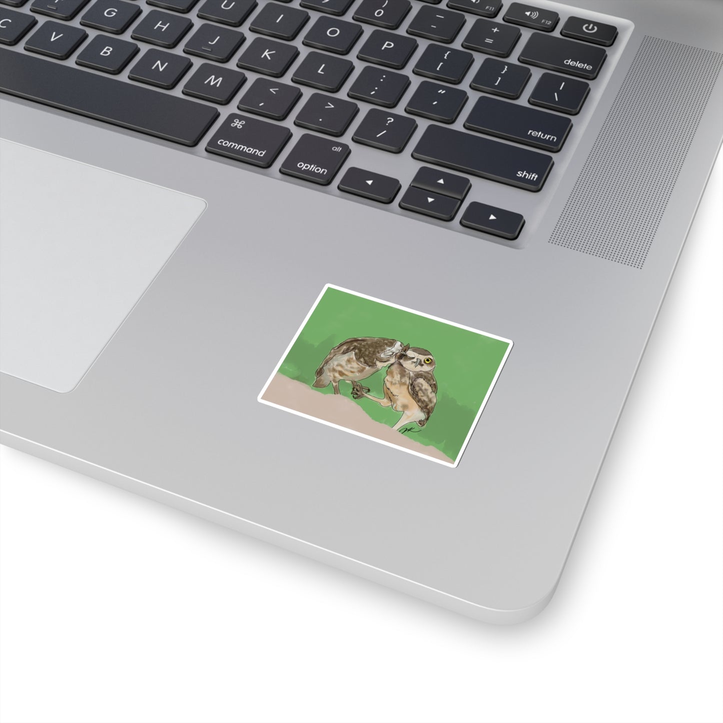 Kissing Owls - Kiss-Cut Stickers