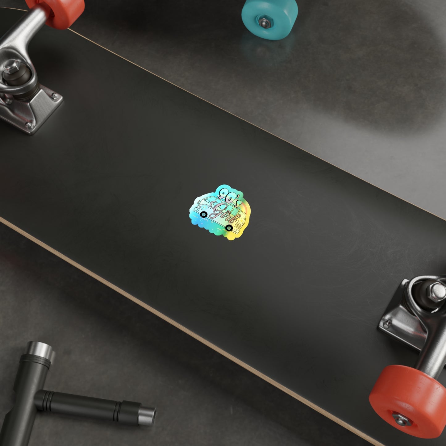 90's Girl Holographic Die-cut Stickers