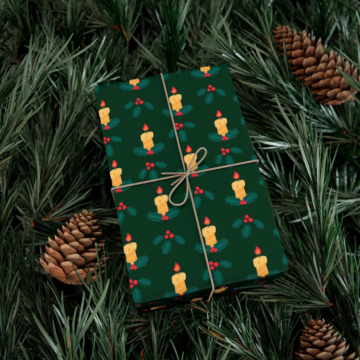 Candle Gift Wrap Papers