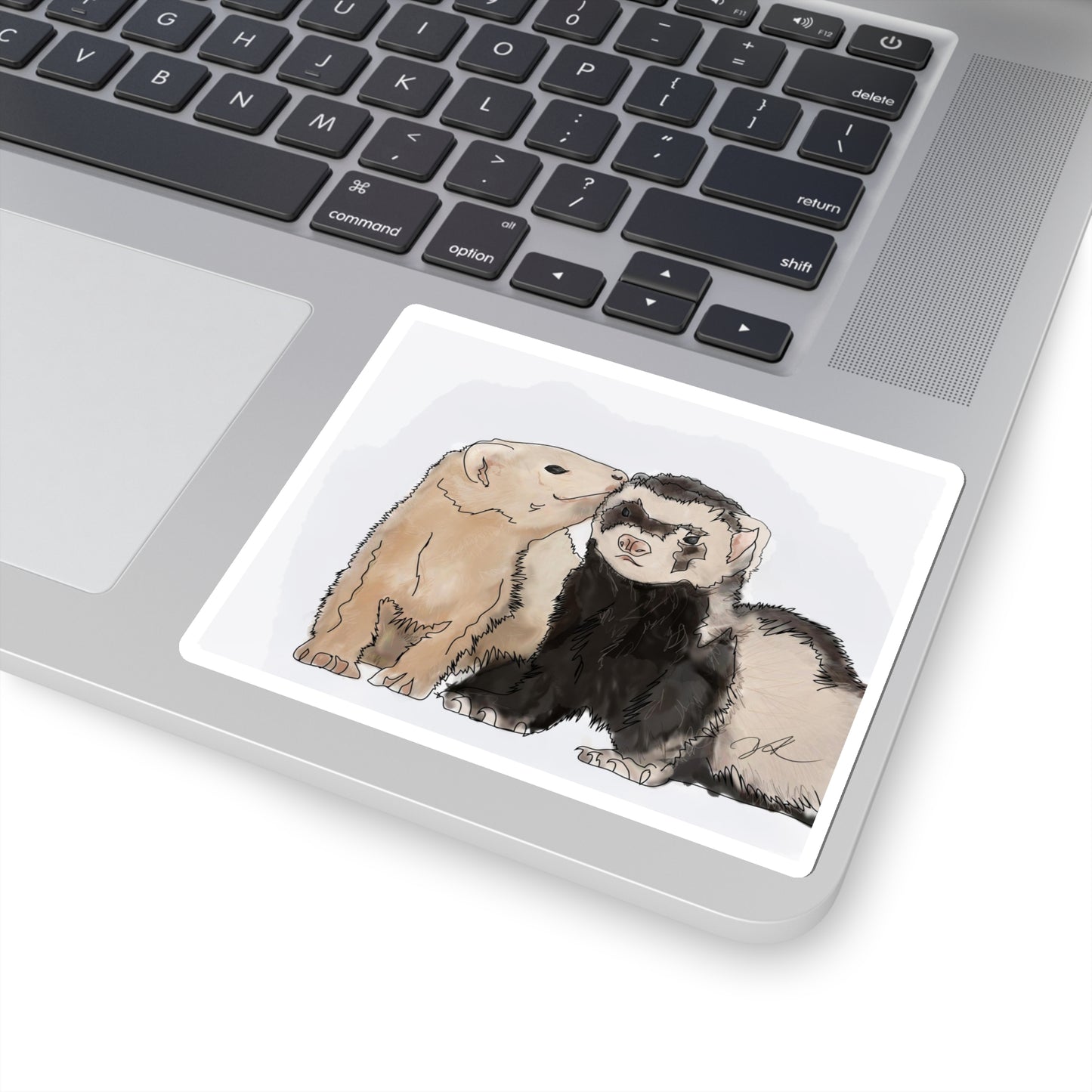 Ferret Kisses - Kiss-Cut Stickers