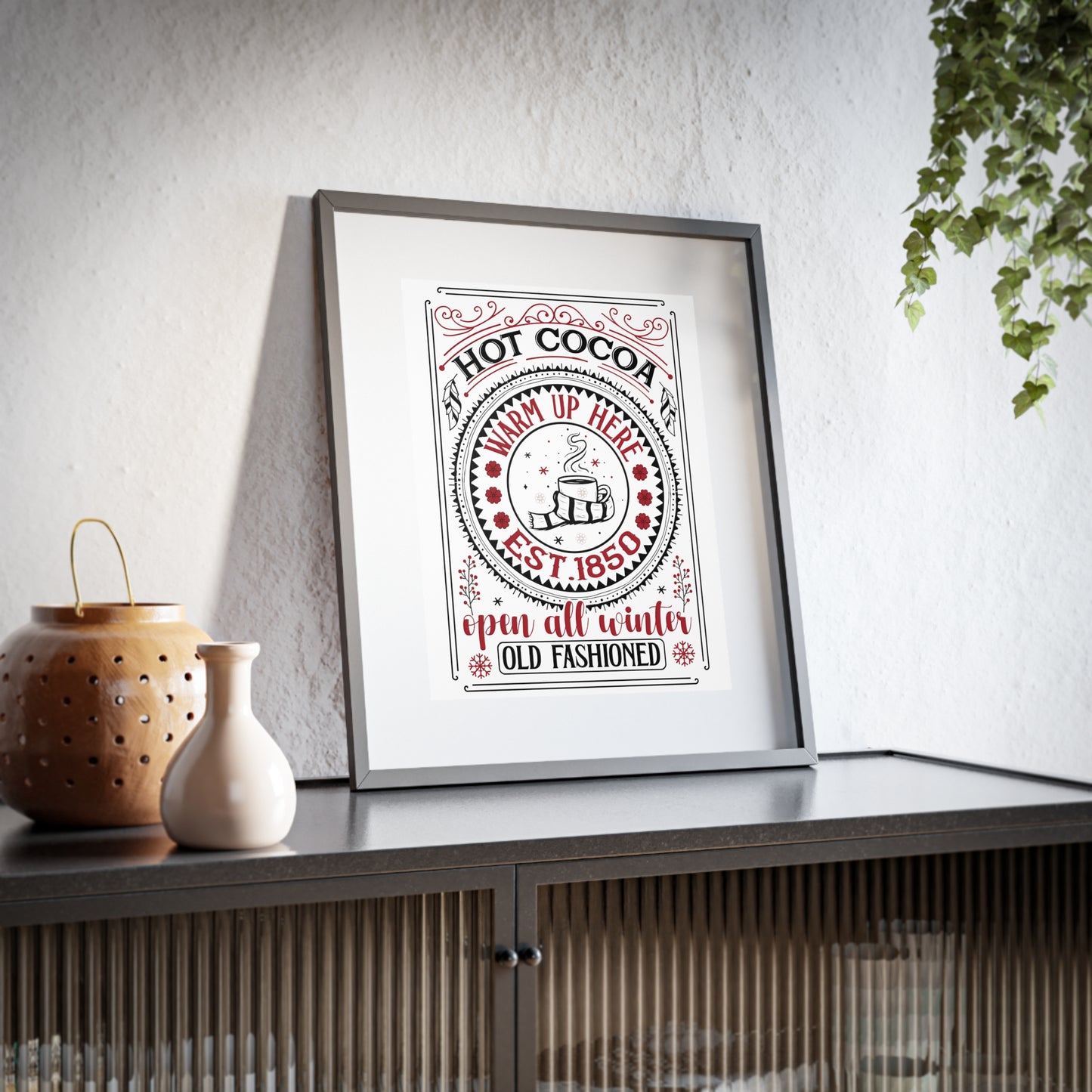 Hot Cocoa - Framed Posters, Matte