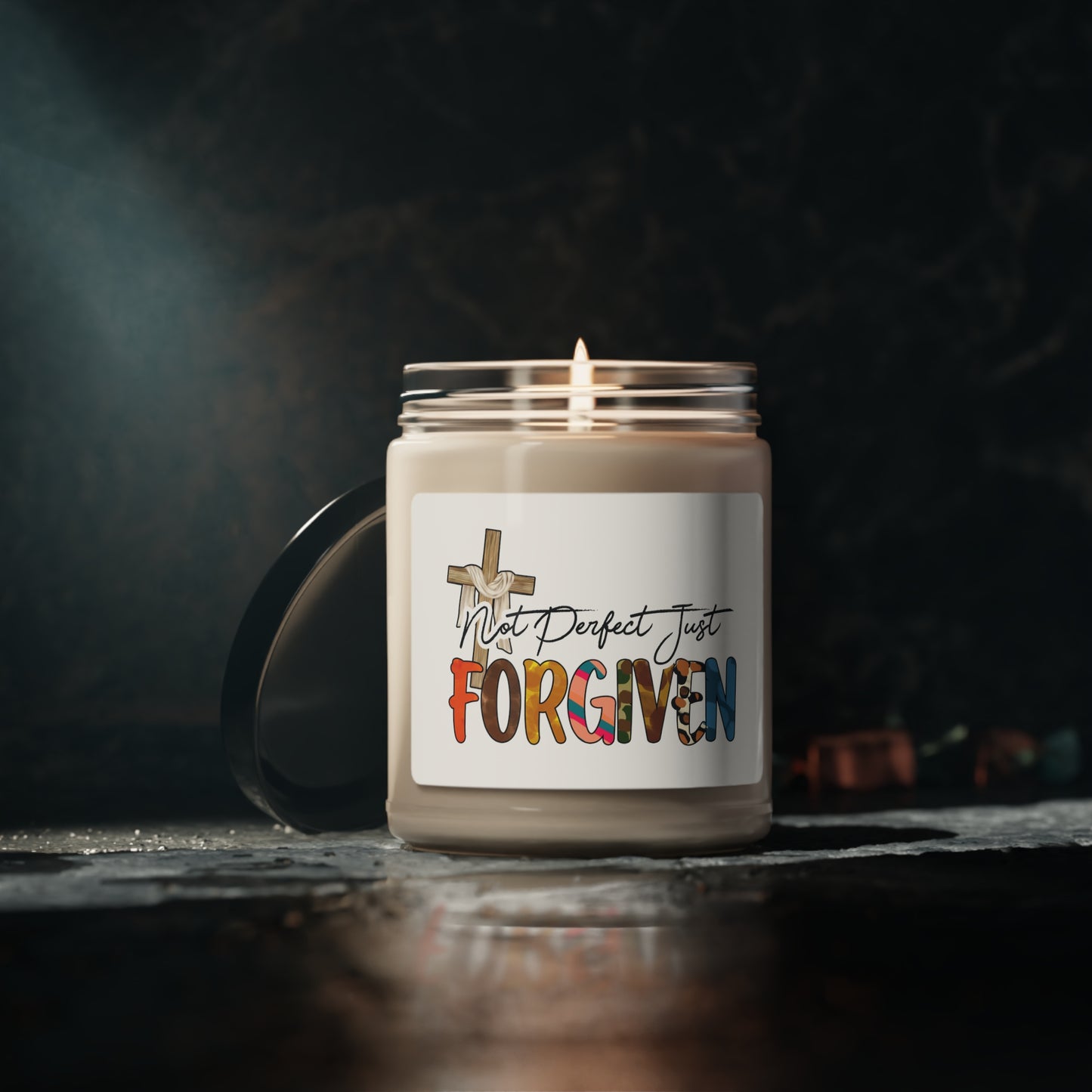 Not Perfect Just Forgiven Scented Soy Candle, 9oz