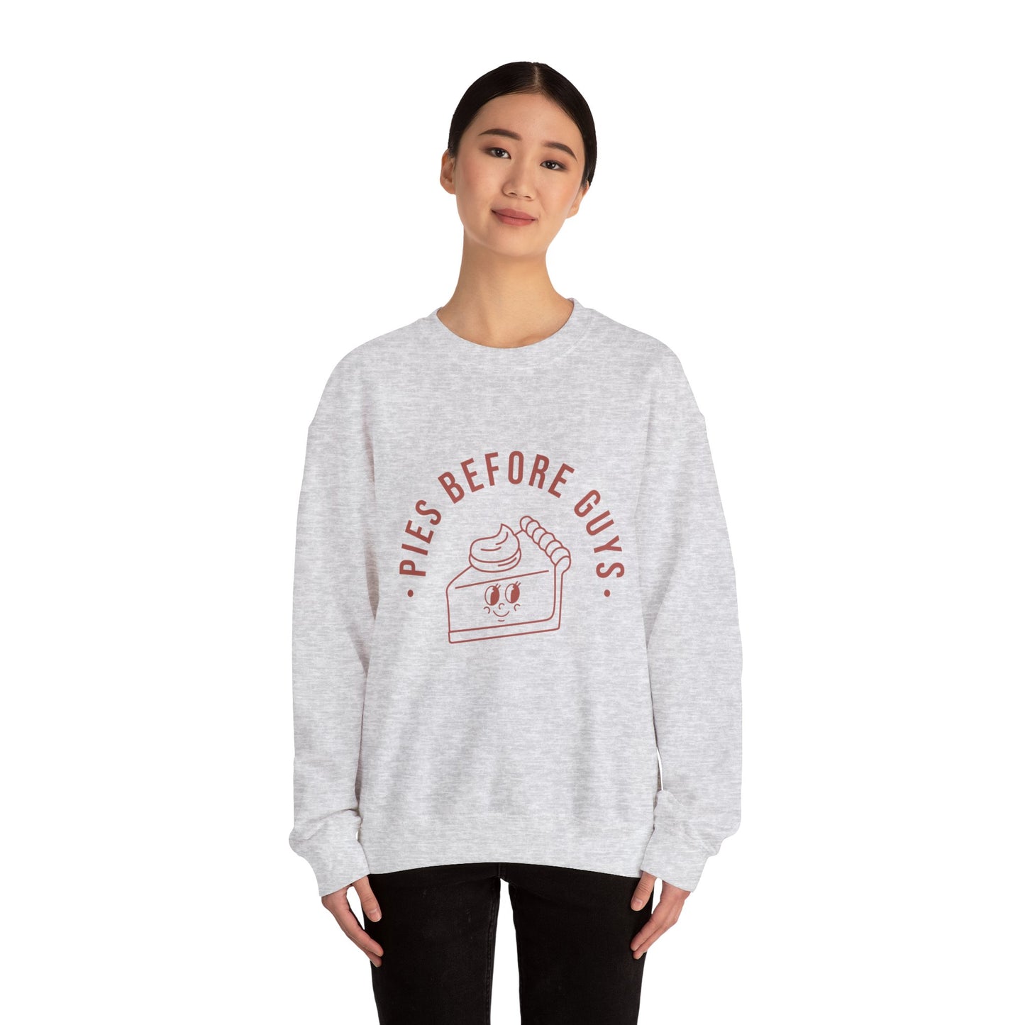 "Pies Before Guys" Unisex Heavy Blend™ Crewneck Sweatshirt