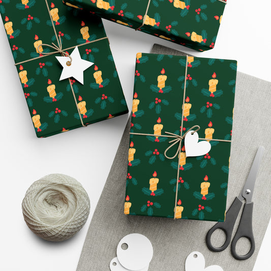 Candle Gift Wrap Papers