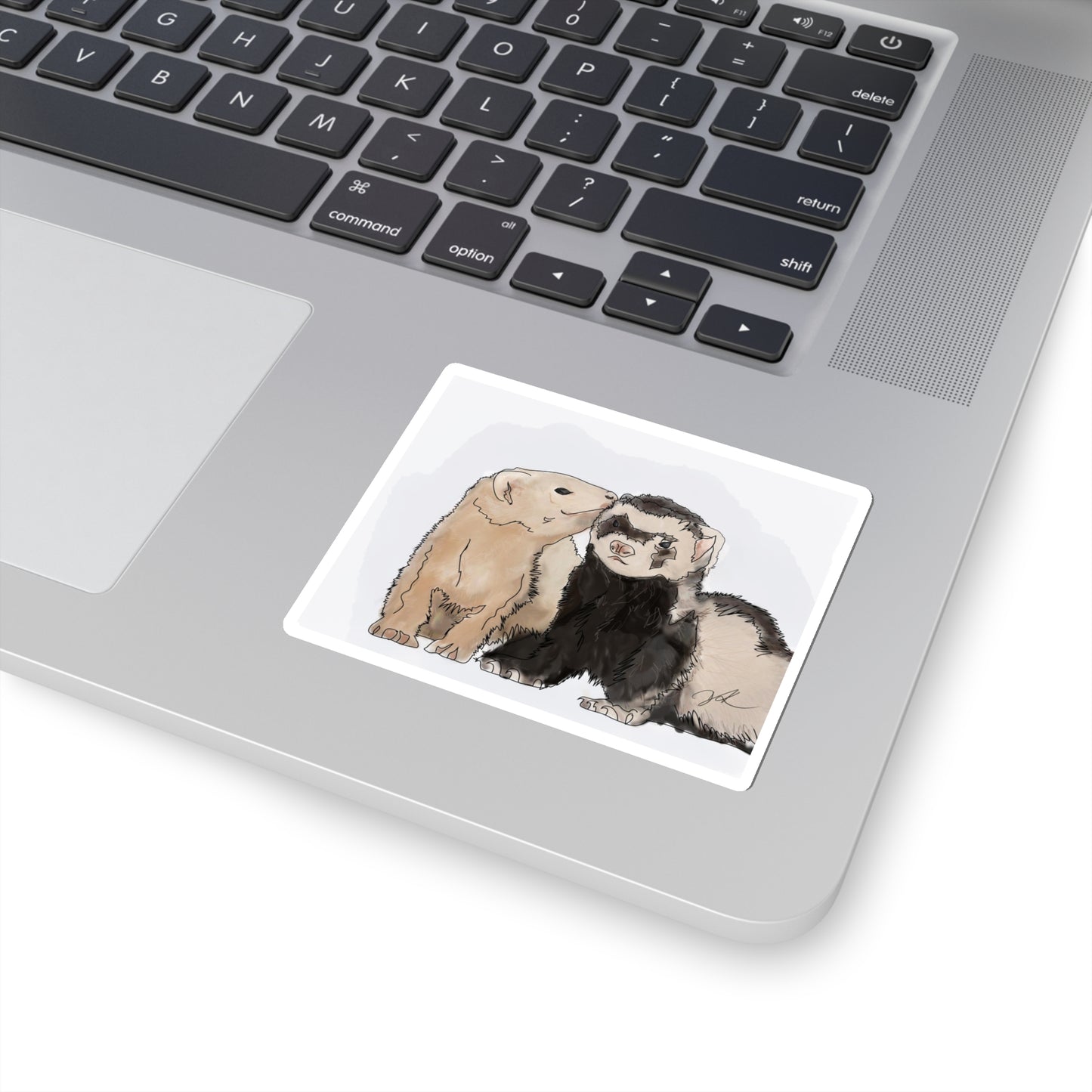 Ferret Kisses - Kiss-Cut Stickers