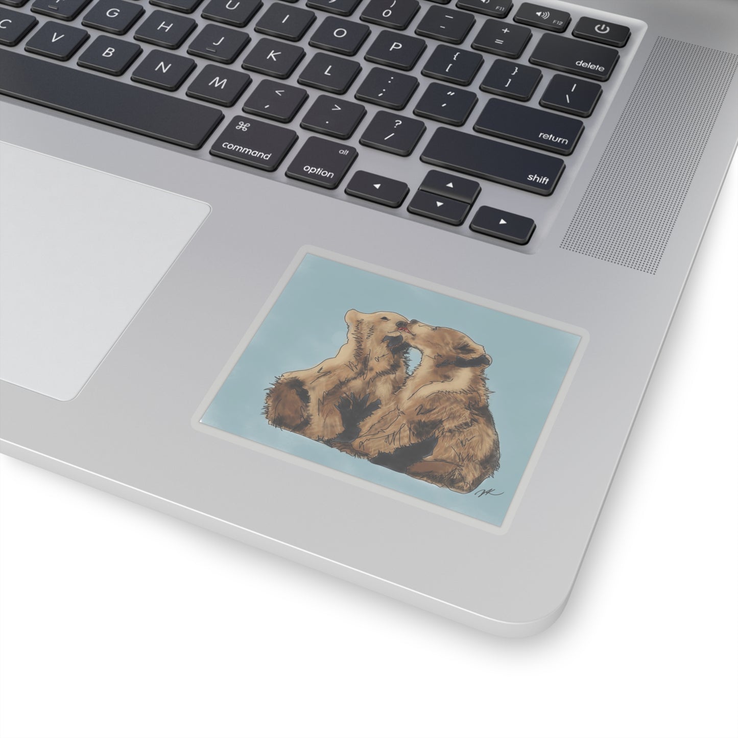 Bear Kissing - Kiss-Cut Stickers